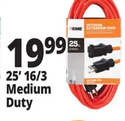 Ocean State Job Lot Prime 16/3 Medium-Duty Landscape Extension Cord 25' offer