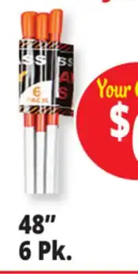 Ocean State Job Lot 48 Fiberglass Driveway Stakes 6 Count offer