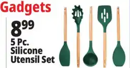Ocean State Job Lot 5 Pc. Silicone Utensil Set offer