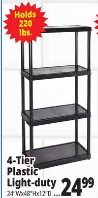 Ocean State Job Lot Maxit 5-Tier Heavy-Duty Plastic Shelving Unit offer