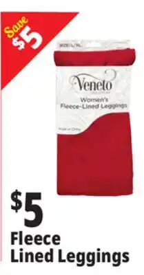 Ocean State Job Lot Fleece Lined Leggings offer