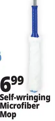 Ocean State Job Lot Gleam Self-Wringing Microfiber Mop offer