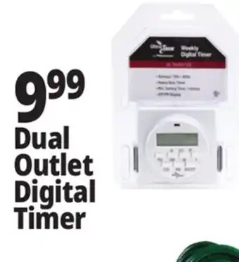 Ocean State Job Lot Dual Outlet Digital Timer offer