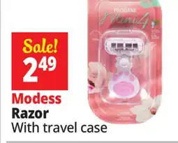 Ocean State Job Lot Modess Razor offer