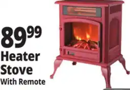 Ocean State Job Lot Freestanding Mini Stove Heater Red offer