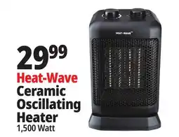 Ocean State Job Lot Heat-Wave Oscillating Ceramic Heater offer