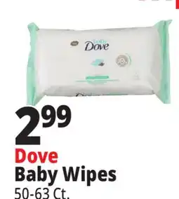Ocean State Job Lot Dove Baby Wipes offer