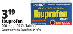 Ocean State Job Lot Ibuprofen 200 mg Tablets 100 Count offer