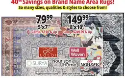 Ocean State Job Lot Area Rugs offer