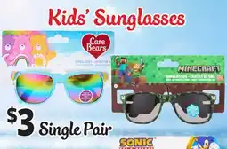 Ocean State Job Lot Kids' Sunglasses offer