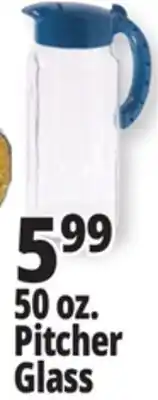 Ocean State Job Lot 50 oz. Pitcher Glass offer