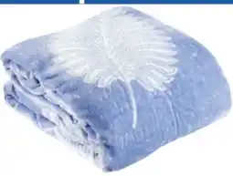 Ocean State Job Lot Sherpa or Velvet Plush Twin Blankets offer