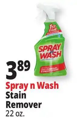 Ocean State Job Lot Spray 'n Wash Laundry Stain Remover 22 oz offer