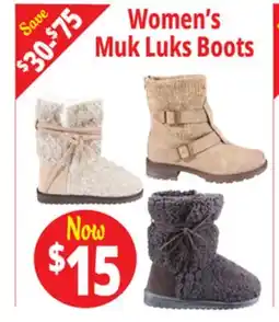 Ocean State Job Lot Muk Luk Boots offer