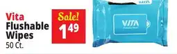 Ocean State Job Lot Vita Flushable Wipes offer