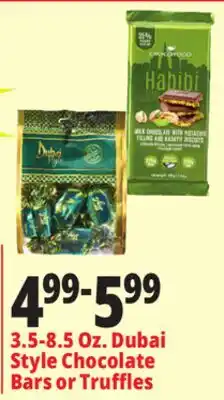 Ocean State Job Lot 3.5-8.5 Oz. Dubai Style Chocolate Bars or Truffles offer