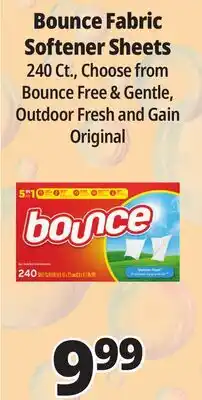 Ocean State Job Lot Bounce Free & Gentle Dryer Sheets 240 Count offer