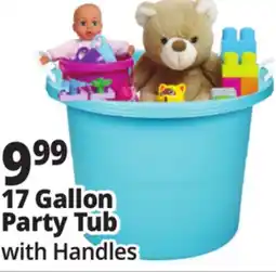 Ocean State Job Lot Gracious Living Party Tub with Rope Handles 17.8 Gal offer