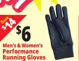 Ocean State Job Lot Men's & Women's Performance Running Gloves offer