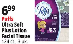Ocean State Job Lot Puffs Ultra Soft Plus Lotion Facial Tissue offer