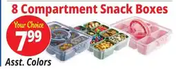 Ocean State Job Lot 8 Compartment Snack Boxes offer