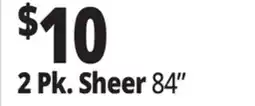 Ocean State Job Lot 2 Pk. Sheer 84 offer