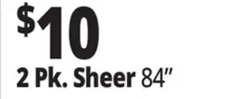 Ocean State Job Lot 2 Pk. Sheer 84 offer