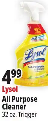 Ocean State Job Lot Lysol All Purpose Lemon Breeze Cleaner 32 oz offer