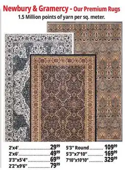 Ocean State Job Lot Newbury & Gramercy - Our Premium Rugs offer