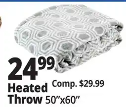 Ocean State Job Lot Heated Throw offer