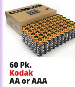 Ocean State Job Lot Kodak Xtralife Alkaline AA Batteries 60-Pack offer