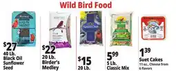 Ocean State Job Lot Wild Bird Food offer