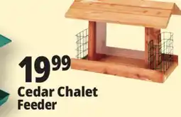 Ocean State Job Lot Cedar Chalet Feeder offer