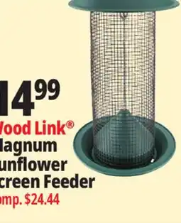 Ocean State Job Lot WoodLink Magnum Black Oil Sunflower Bird Feeder offer