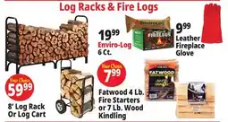 Ocean State Job Lot Log Racks & Fire Logs offer