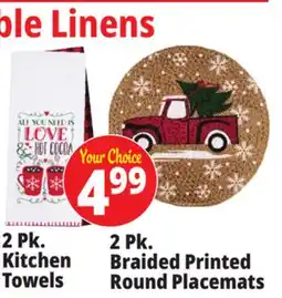Ocean State Job Lot Seasonal Table Linen offer