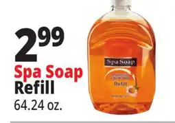 Ocean State Job Lot Spa Soap Antibacterial Liquid Soap Refill 64 oz offer