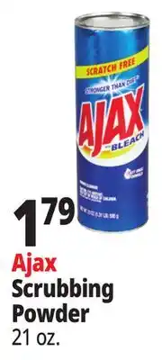 Ocean State Job Lot Ajax with Bleach Powder Cleanser 21 oz offer