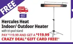 Ocean State Job Lot Hercules Heat Indoor/ Outdoor Heater with Tripod Stand offer