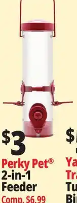 Ocean State Job Lot Perky Pet 2-in-1 Feeder offer