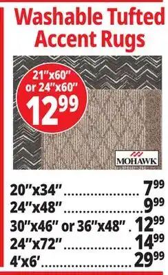 Ocean State Job Lot Washable Tufted Accent Rugs offer