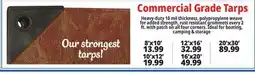 Ocean State Job Lot Commercial Grade Tarps offer