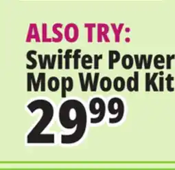 Ocean State Job Lot Swiffer Power Mop for Wood Floor Cleaning Kit 6 Piece offer