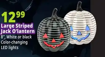 Ocean State Job Lot Stripped Jack-O-Lanterns offer