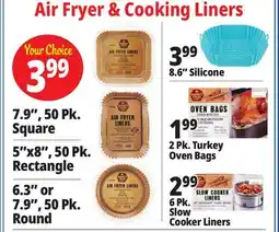 Ocean State Job Lot Air Fryer & Cooking Liners offer