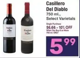 Albertsons Casillero Del Diablo offer