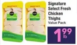 Albertsons Signature Select Fresh Chicken Thighs offer