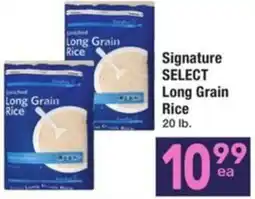 Albertsons Signature select long grain rice offer