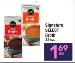 Albertsons Signature select broth offer