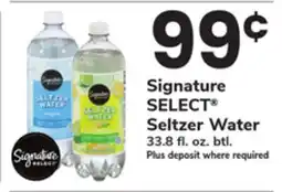 ACME Signature SELECT Seltzer Water offer